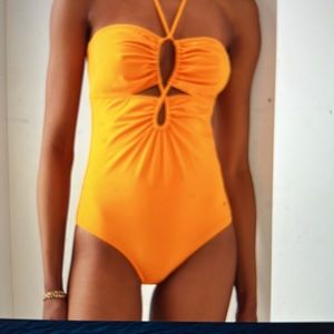 Ulla Johnson Minorca Maillot one piece In Marigold